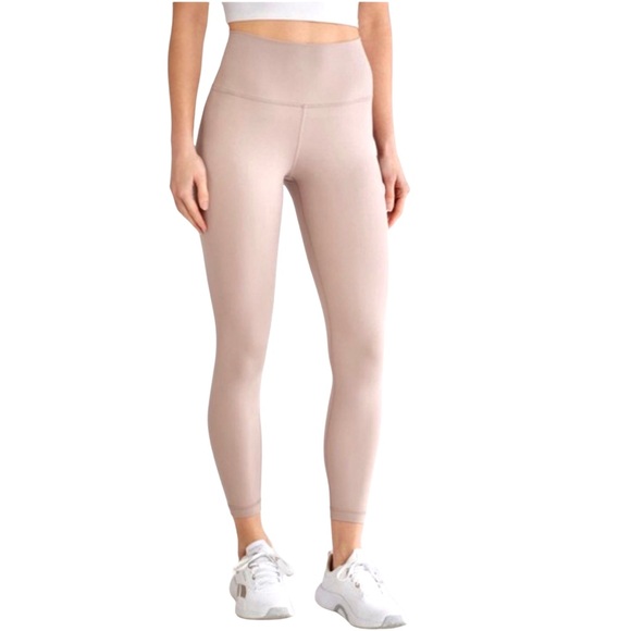 Yogalicious Pants - Yogalicious High-Waist Leggings in Beige - Lux Everyday Ankle Tight